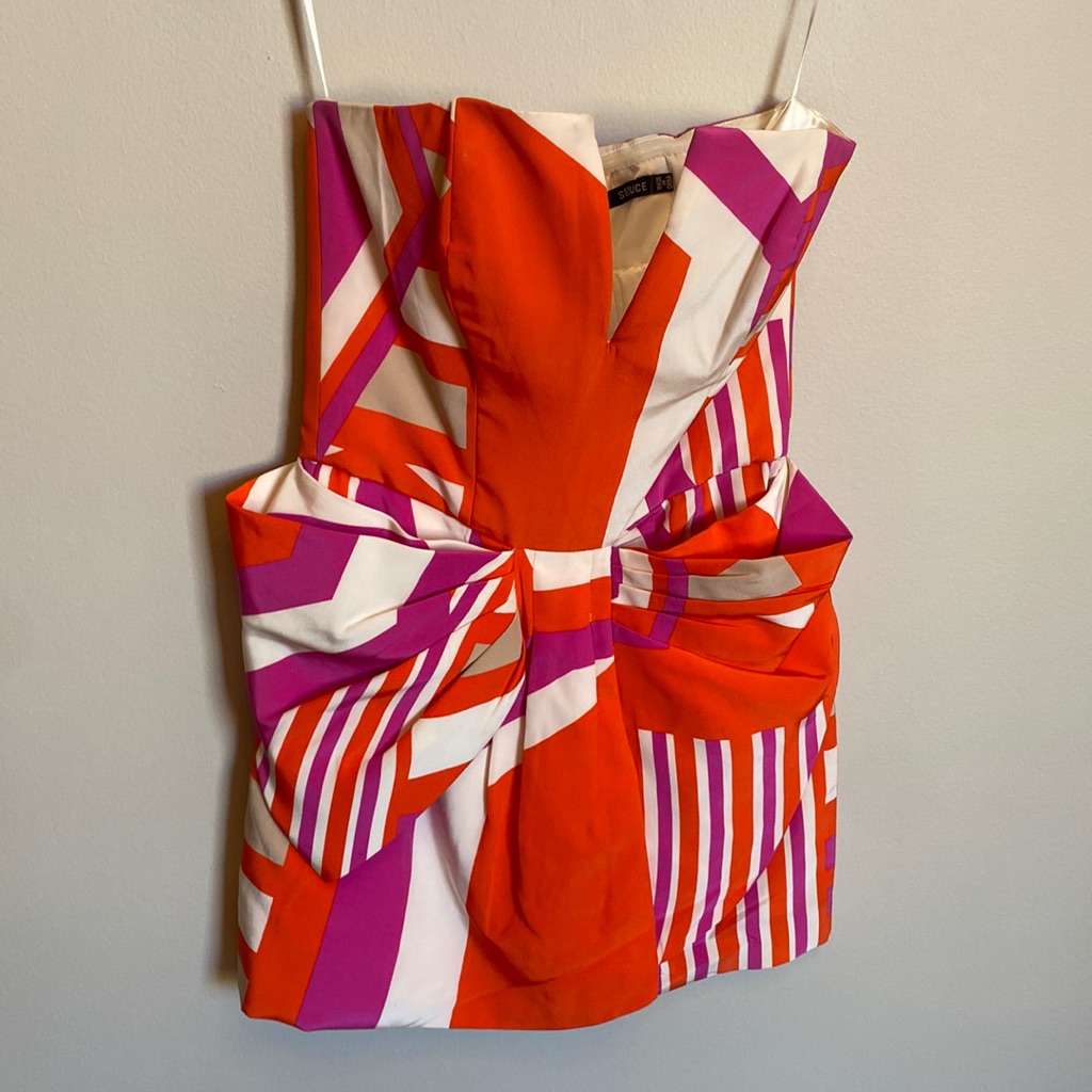 Seduce Graphic Print Dress